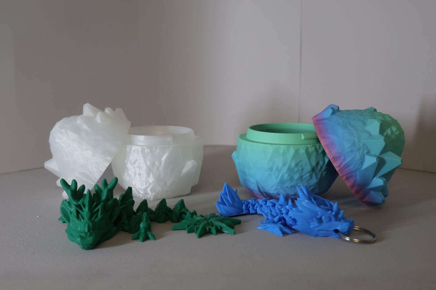 Mystery Dragon Egg 3D Printed Container - Filled with Mystery Item