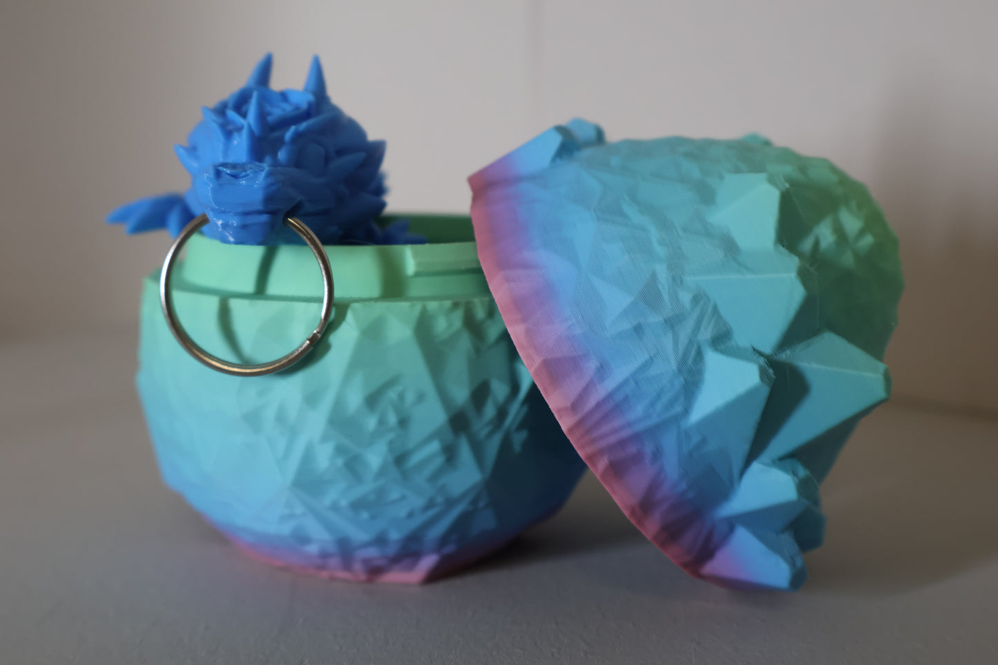 Mystery Dragon Egg 3D Printed Container - Filled with Mystery Item