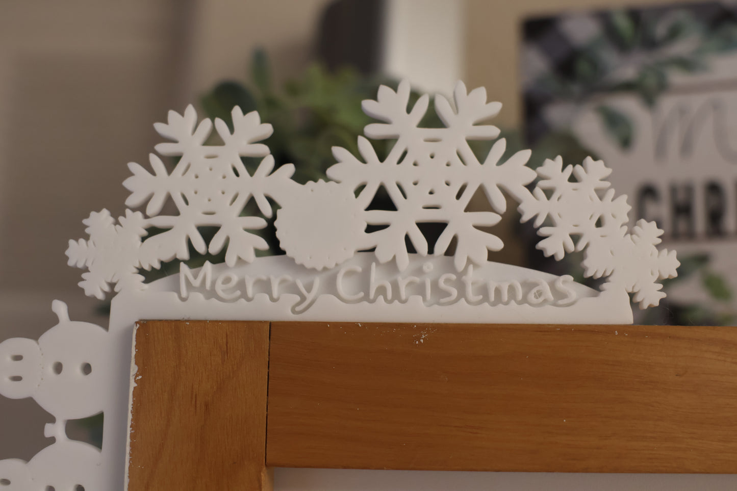 3 pk -  Christmas Door Frame Decor 3D Printed