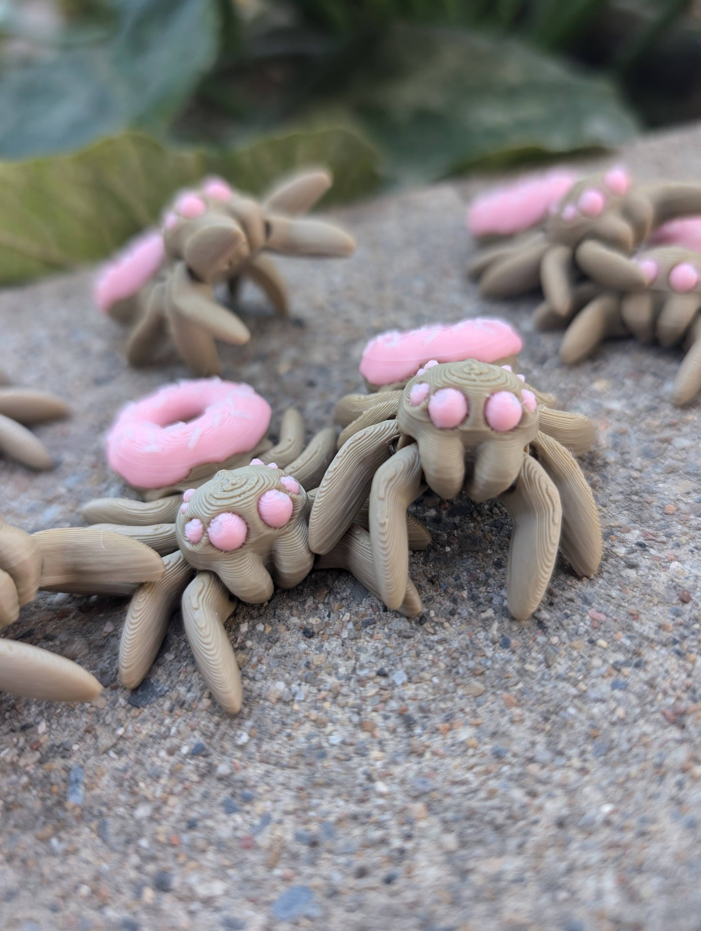 20 pk - Halloween Donut Spiders 3D Printed